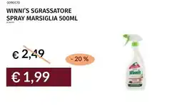 Prezzemolo e Vitale Winni's sgrassatore spray marsiglia offerta