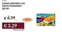 Prezzemolo e Vitale Findus gratinati con patate rosmarino -52% offerta