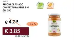 Prezzemolo e Vitale Rigoni di asiago confettura pere bio offerta