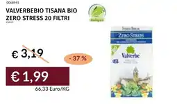 Prezzemolo e Vitale Valverbebio tisana bio zero stress offerta