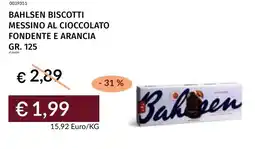 Prezzemolo e Vitale Bahlsen biscotti messino al cioccolato fondente e arancia offerta