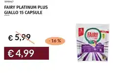 Prezzemolo e Vitale Fairy platinum plus giallo 15 capsule offerta