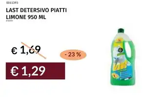 Prezzemolo e Vitale Last detersivo piatti limone offerta