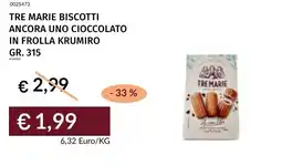 Prezzemolo e Vitale Tre marie biscotti ancora uno cioccolato in frolla krumiro offerta
