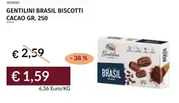Prezzemolo e Vitale Gentilini brasil biscotti cacao offerta