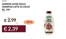 Prezzemolo e Vitale Garnier ultra dolce shampoo latte di cocco offerta