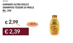 Prezzemolo e Vitale Garnier ultra dolce shampoo tesori di miele offerta