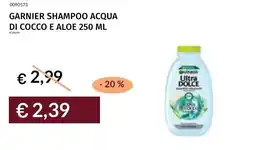 Prezzemolo e Vitale Garnier shampoo acqua di cocco e aloe offerta