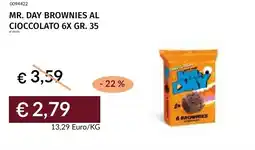 Prezzemolo e Vitale Mr. day brownies al cioccolato offerta