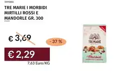Prezzemolo e Vitale Tre marie i morbidi mirtilli rossi e mandorle offerta