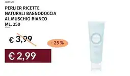 Prezzemolo e Vitale Perlier ricette naturali bagnodoccia al muschio bianco offerta