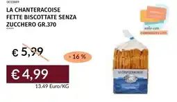 Prezzemolo e Vitale La chanteracoise fette biscottate senza zucchero offerta