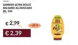 Prezzemolo e Vitale Garnier ultra dolce balsamo all'avocado offerta