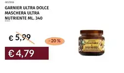 Prezzemolo e Vitale Garnier ultra dolce maschera ultra nutriente offerta