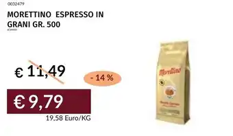Morettino espresso in grani