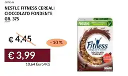 Prezzemolo e Vitale Nestle fitness cereali cioccolato fondente offerta