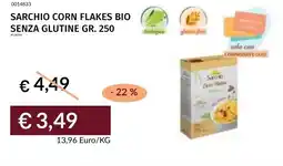 Prezzemolo e Vitale Sarchio corn flakes bio senza glutine offerta