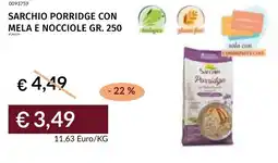 Prezzemolo e Vitale Sarchio porridge con mela e nocciole offerta