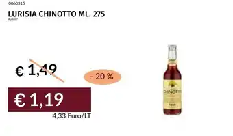 Prezzemolo e Vitale Lurisia chinotto offerta
