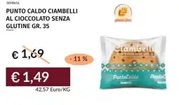 Prezzemolo e Vitale Punto caldo ciambelli al cioccolato senza glutine offerta