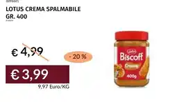 Prezzemolo e Vitale Lotus crema spalmabile offerta