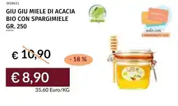 Prezzemolo e Vitale Giu giu miele di acacia bio con spargimiele offerta