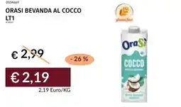 Prezzemolo e Vitale Orasi bevanda al cocco offerta
