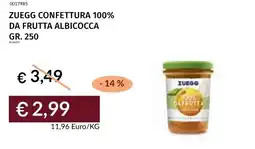 Prezzemolo e Vitale Zuegg confettura 100% da frutta albicocca offerta