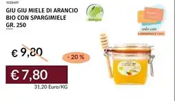 Prezzemolo e Vitale Giu giu miele di arancio bio con spargimiele offerta