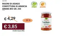 Prezzemolo e Vitale Rigoni di asiago confettura di arancia amara bio offerta