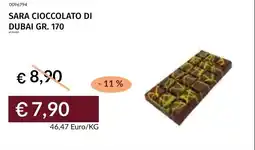 Prezzemolo e Vitale Sara cioccolato di dubai offerta