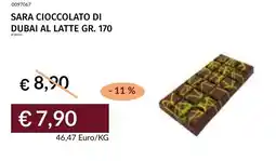 Prezzemolo e Vitale Sara cioccolato di dubai al latte offerta