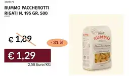 Prezzemolo e Vitale Rummo paccherotti rigati n. 195 offerta