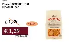 Prezzemolo e Vitale Rummo conchiglioni rigati offerta