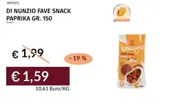Prezzemolo e Vitale Di nunzio fave snack paprika offerta