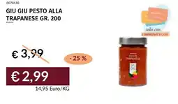 Prezzemolo e Vitale Giu giu pesto alla trapanese offerta