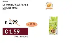 Prezzemolo e Vitale Di nunzio ceci pepe e limone offerta