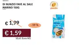 Prezzemolo e Vitale Di nunzio fave al sale marino offerta