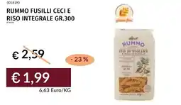 Prezzemolo e Vitale Rummo fusilli ceci e riso integrale offerta
