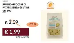 Prezzemolo e Vitale Rummo gnocchi di patate senza glutine offerta