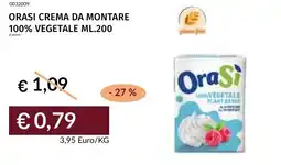 Prezzemolo e Vitale Orasi crema da montare 100% vegetale offerta