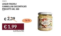 Prezzemolo e Vitale Legud fagioli cannellini decorticati precotti offerta