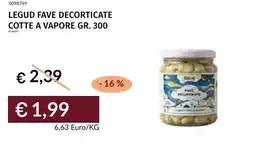 Prezzemolo e Vitale Legud fave decorticate cotte a vapore offerta