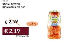 Prezzemolo e Vitale Sacla' acetelli insalatina offerta