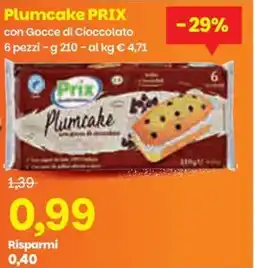 Prix Quality Plumcake PRIX offerta
