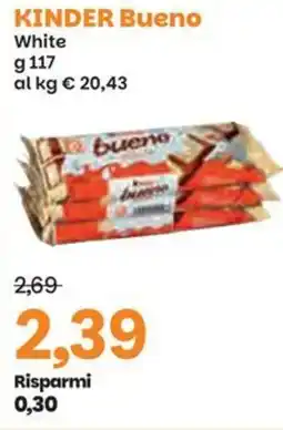 Prix Quality KINDER Bueno White offerta