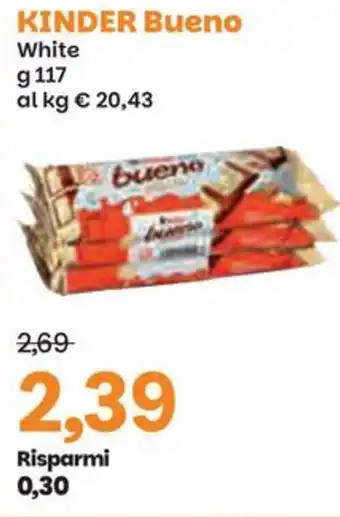 Prix Quality KINDER Bueno White offerta
