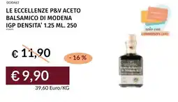 Prezzemolo e Vitale Le eccellenze p&v aceto balsamico di modena igp densita' 1.25 offerta
