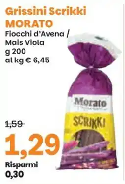 Prix Quality Grissini Scrikki MORATO offerta