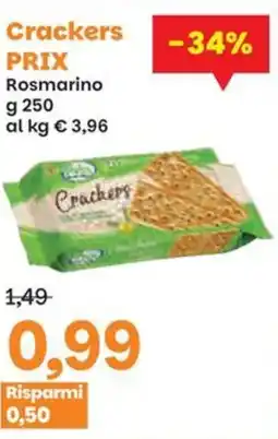 Prix Quality Crackers PRIX Rosmarino offerta